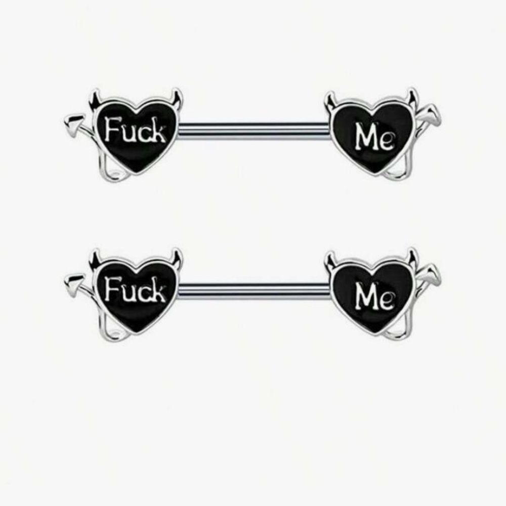 3for$20 nipple piercing 2 Pieces Nipplerings Barbells Nipple Piercing sexy
